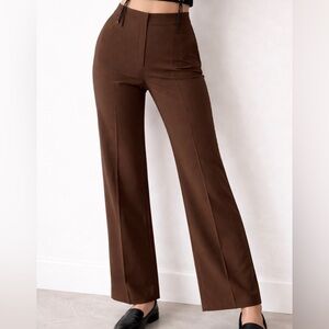 Talbots Classic Brown Straight Leg Pants